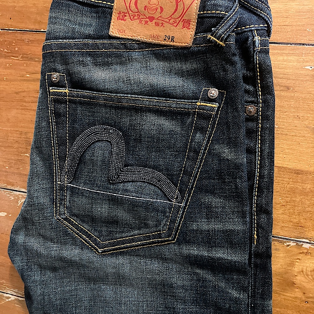 Men’s Evisu Designer Jeans Size 29w